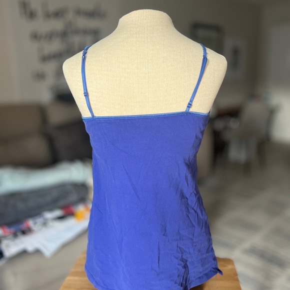 Y2K Charlotte Russe XL Vibrant Blue Camisole Spaghetti Strap Vintage - Picture 2 of 10